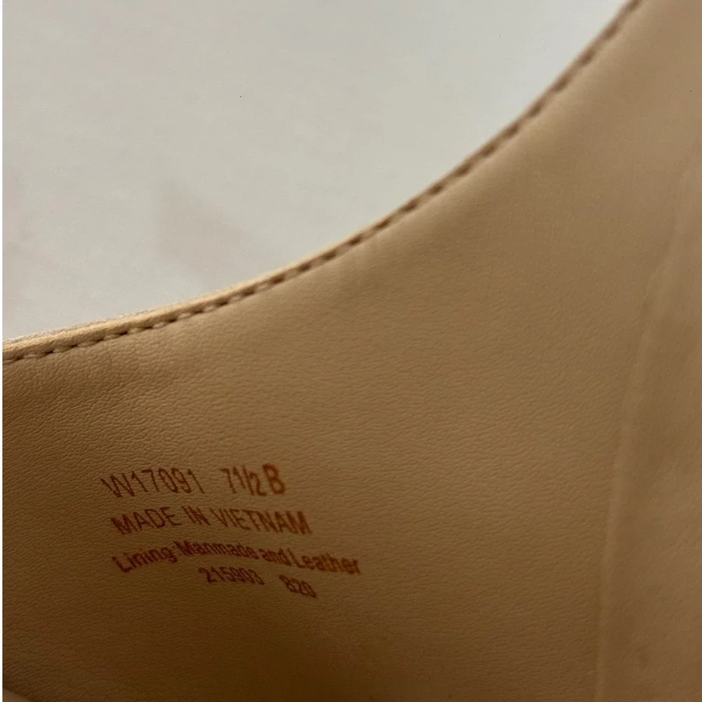 Cole Haan Beige Espadrille Wedge Sandals